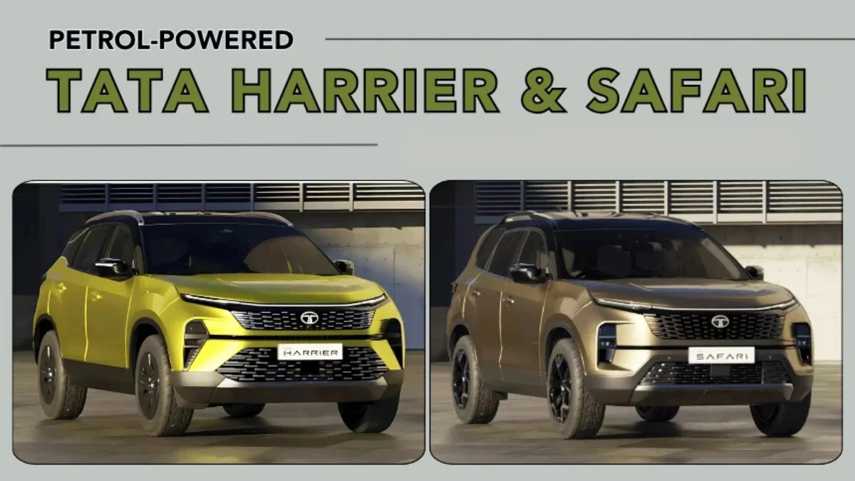 Tata Harrier & Tata Safari Petrol Variants to Launch on December 9